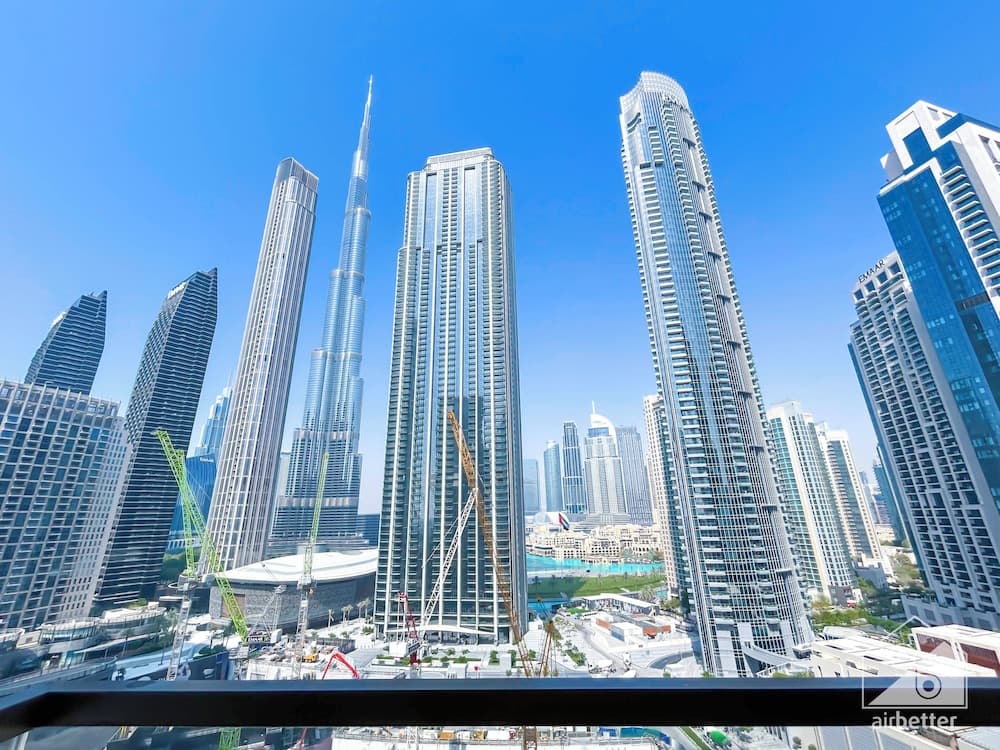 Exclusive Burj Crown 4b Balcony Burj Khalifa View