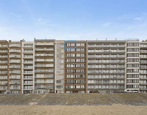 Flat in Blankenberge With Ocean Views