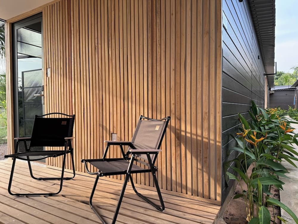 Konaklama yerinin ön cephesi