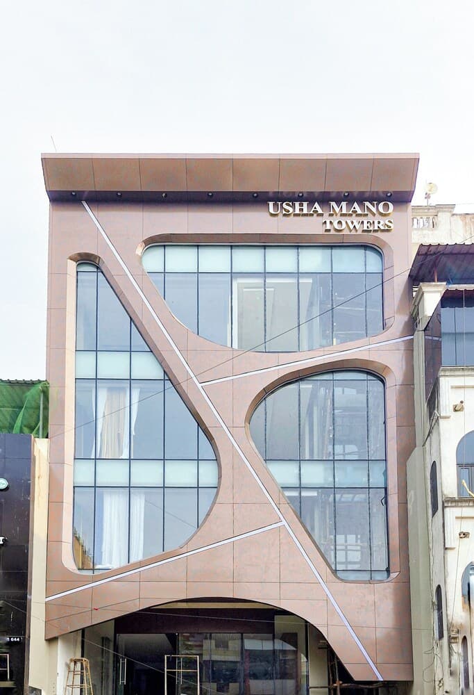 Konaklama yerinin ön cephesi