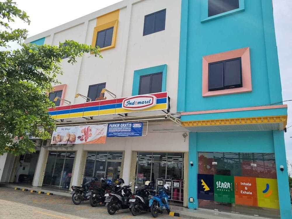 Konaklama yerinin ön cephesi