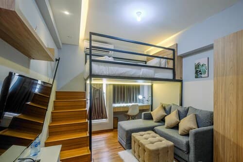 Enjoy and New Furnished Studio at Podomoro Golf View Apartment