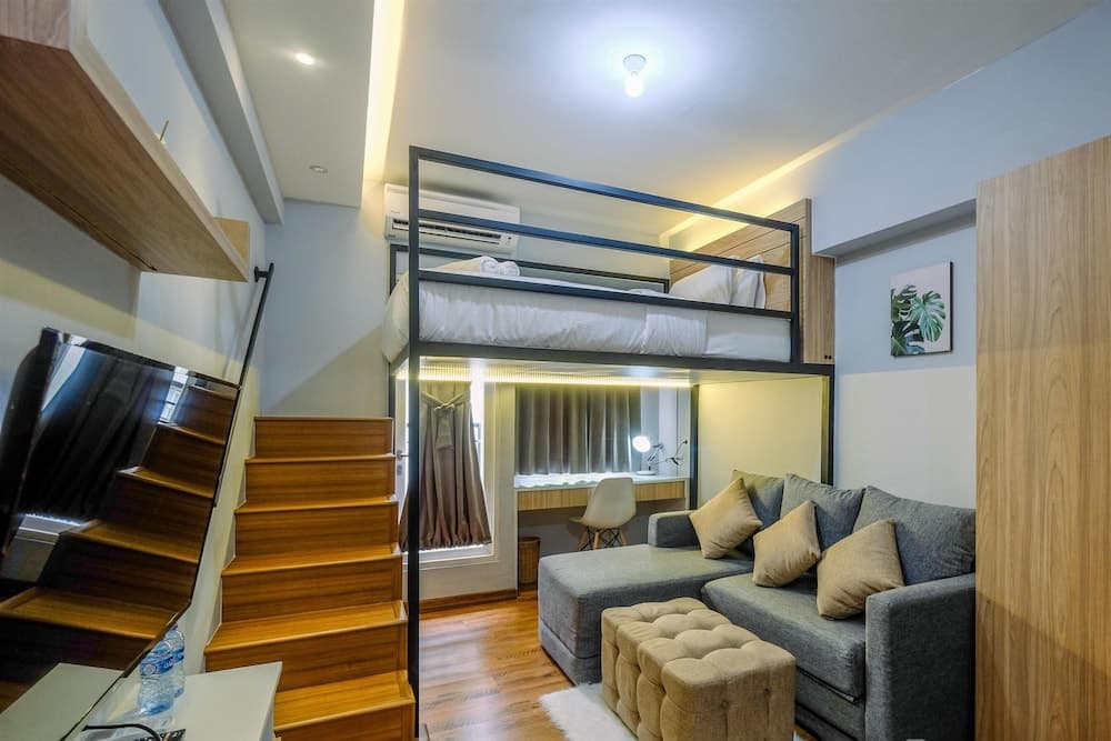 Enjoy and New Furnished Studio at Podomoro Golf View Apartment