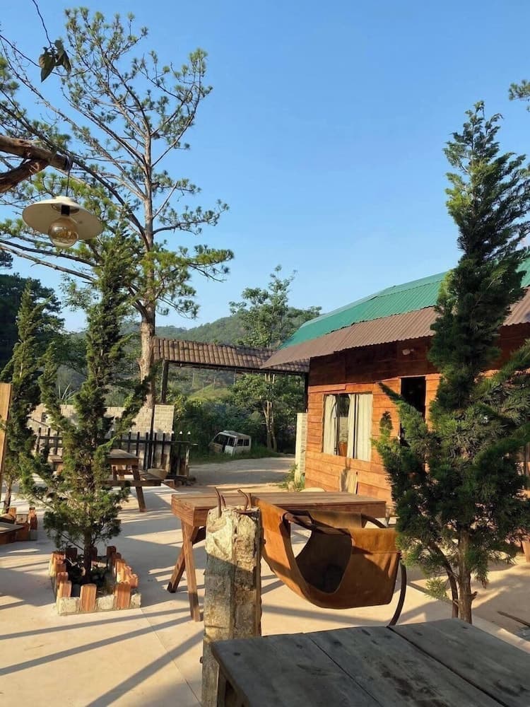 Konaklama yerinin ön cephesi