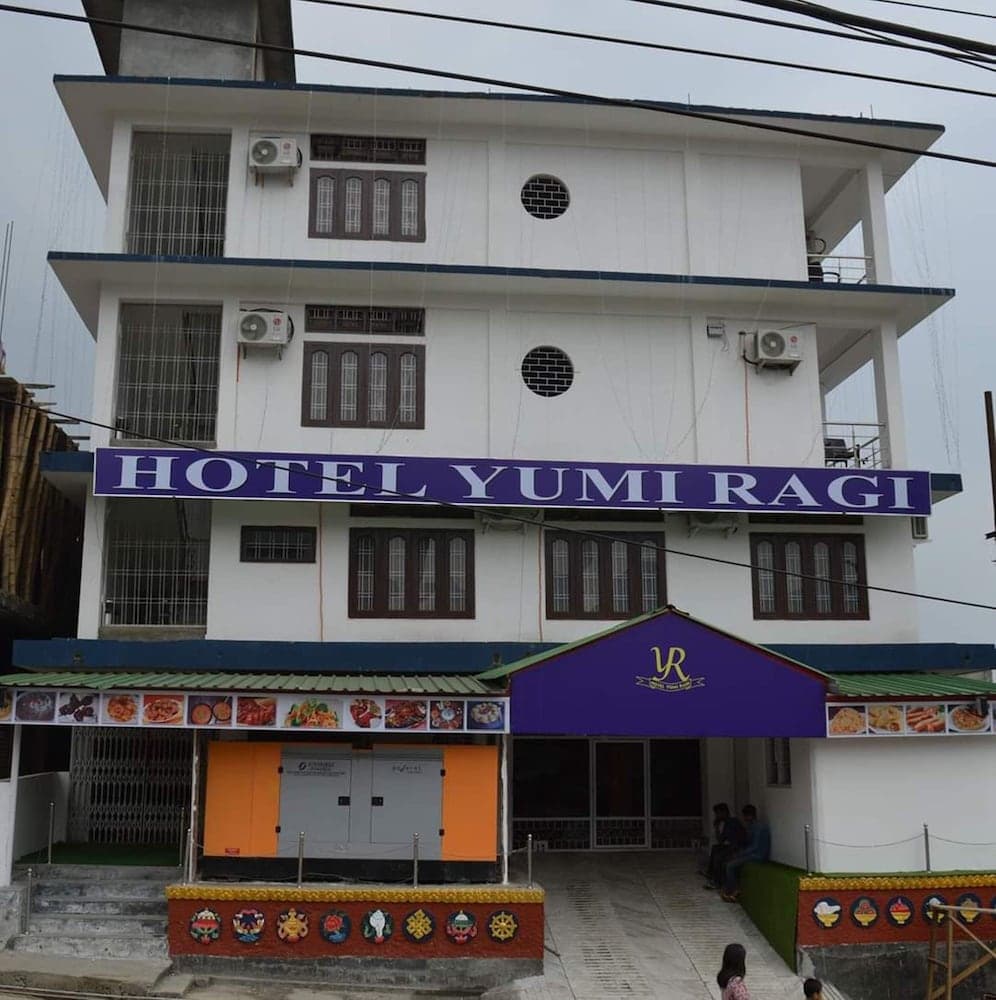 Konaklama yerinin ön cephesi