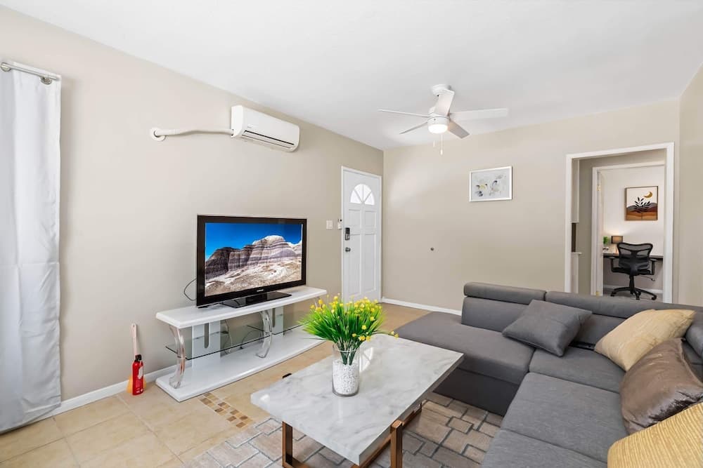 Modern Retreat With Spacious Yard & Cozy Interiors