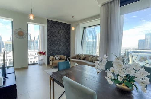 Elite LUX Holiday Homes - 3BR Full Burj Khalifa Fountain Views in Downtown