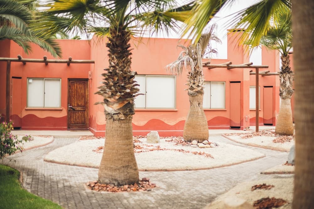 Konaklama yerinin ön cephesi