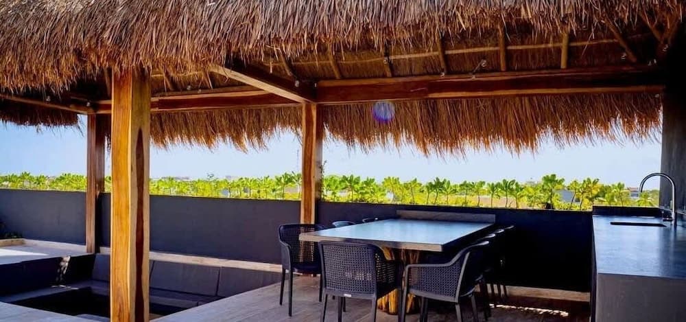 Açık havada yemek servisi