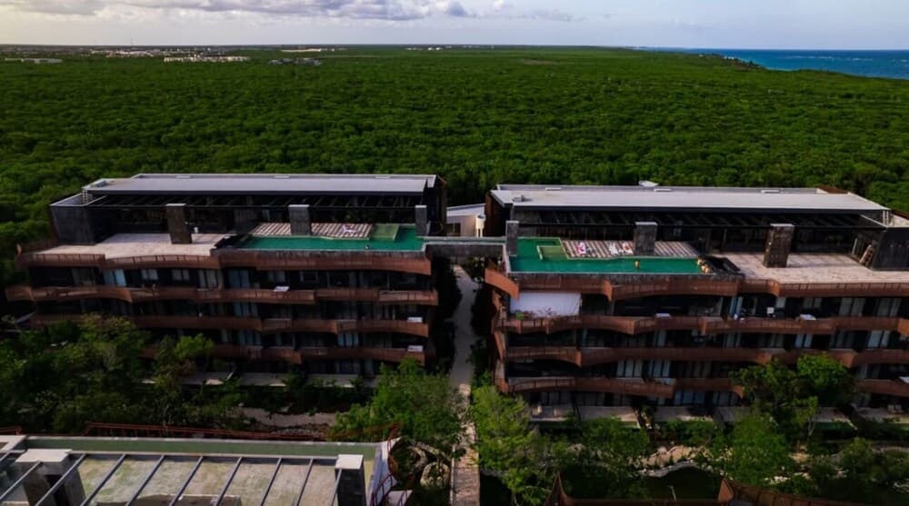 Konaklama yerinin ön cephesi