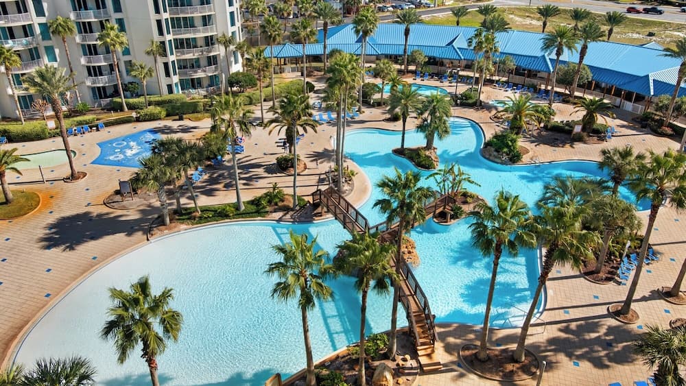 Palms Resort 2813: 2br, Pools, Courts, Gulf Views & Minutes to Beach!