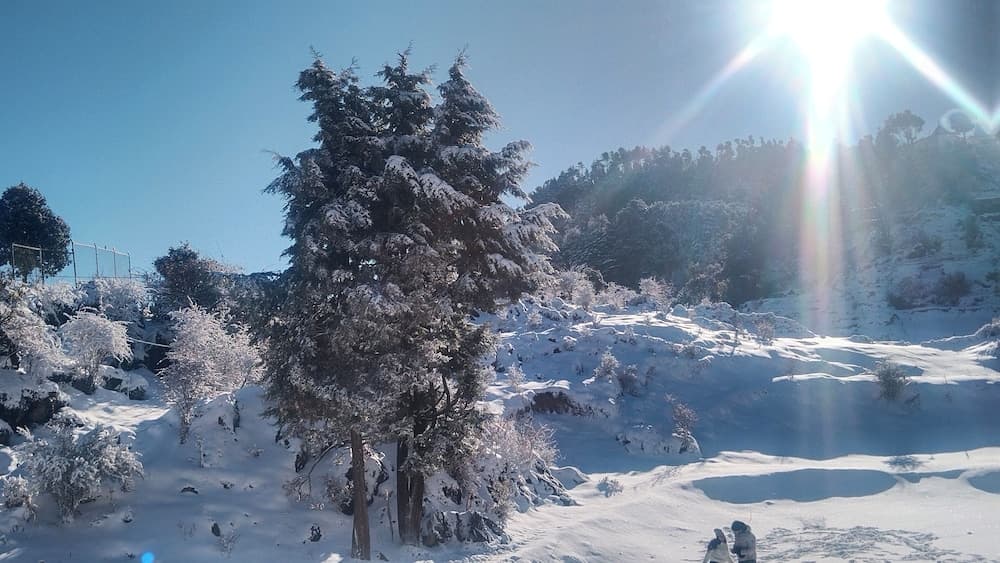 Konaklama yerinin ön cephesi