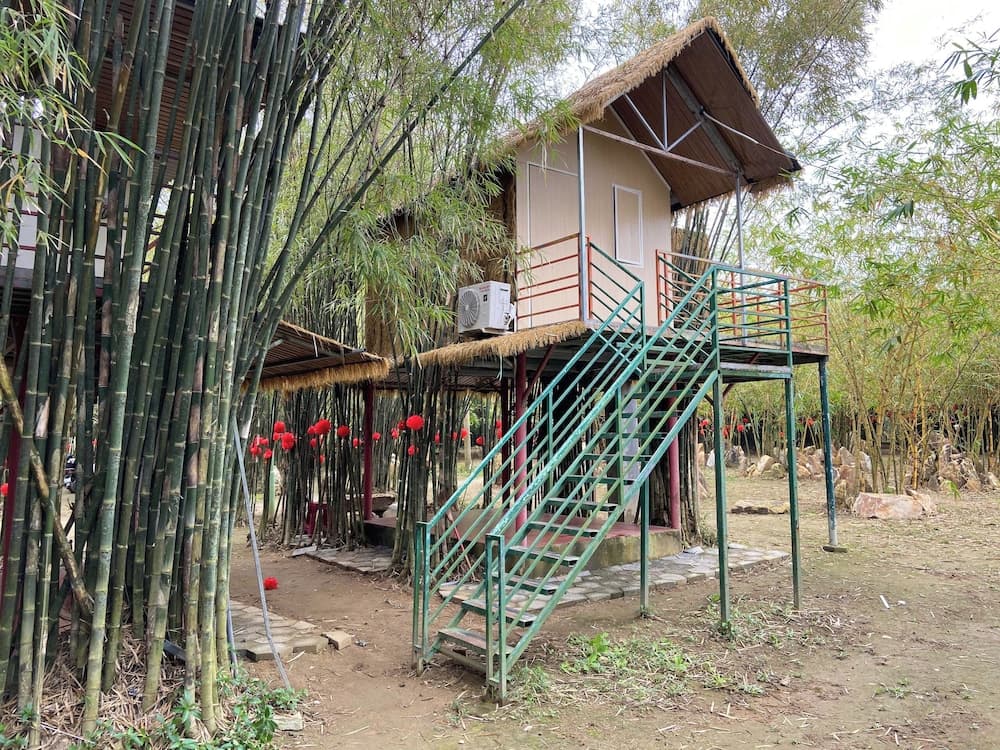 Konaklama yerinin ön cephesi