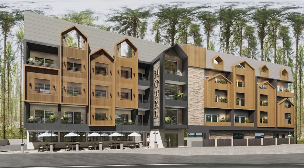 Konaklama yerinin ön cephesi