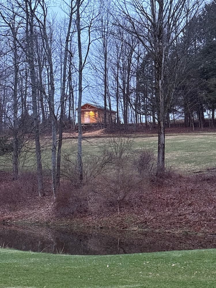 Konaklama yerinin ön cephesi