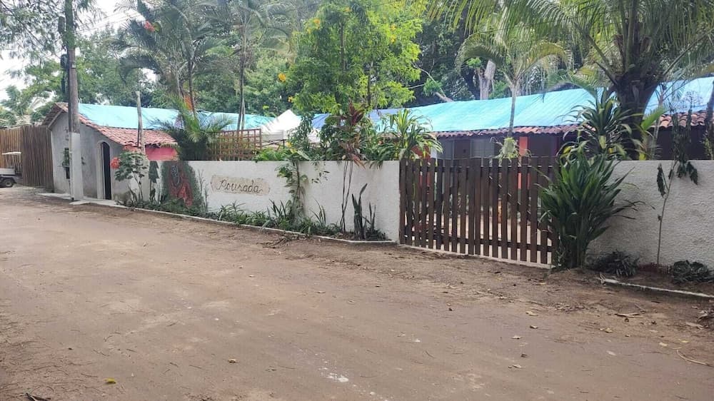 Konaklama yerinin ön cephesi