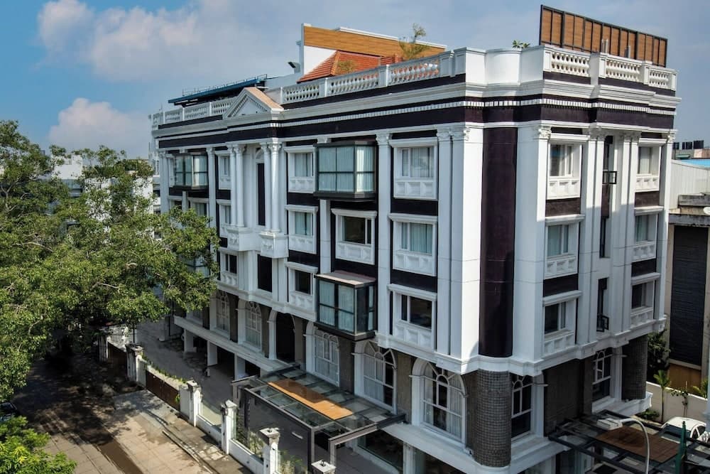 Konaklama yerinin ön cephesi