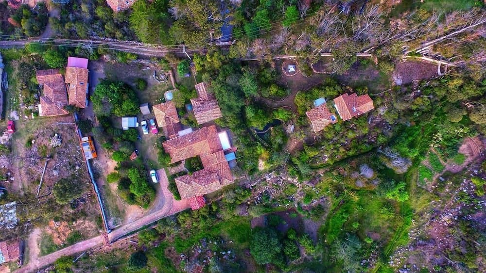 Konaklama yerinin ön cephesi