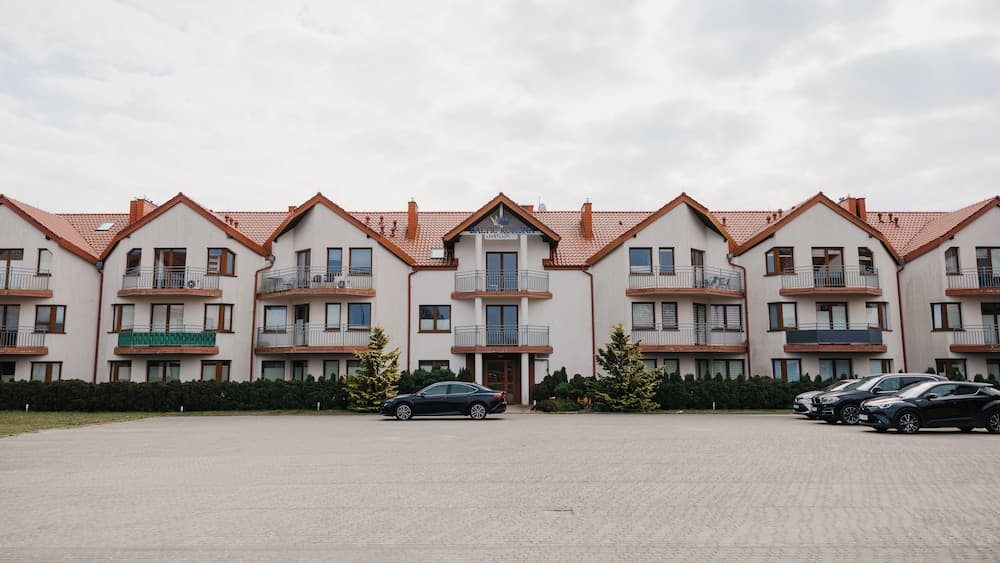 Konaklama yerinin ön cephesi