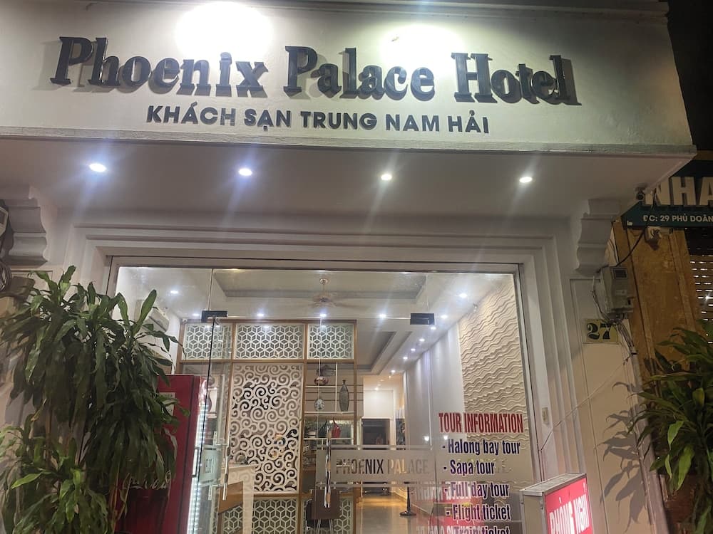 Konaklama yerinin ön cephesi