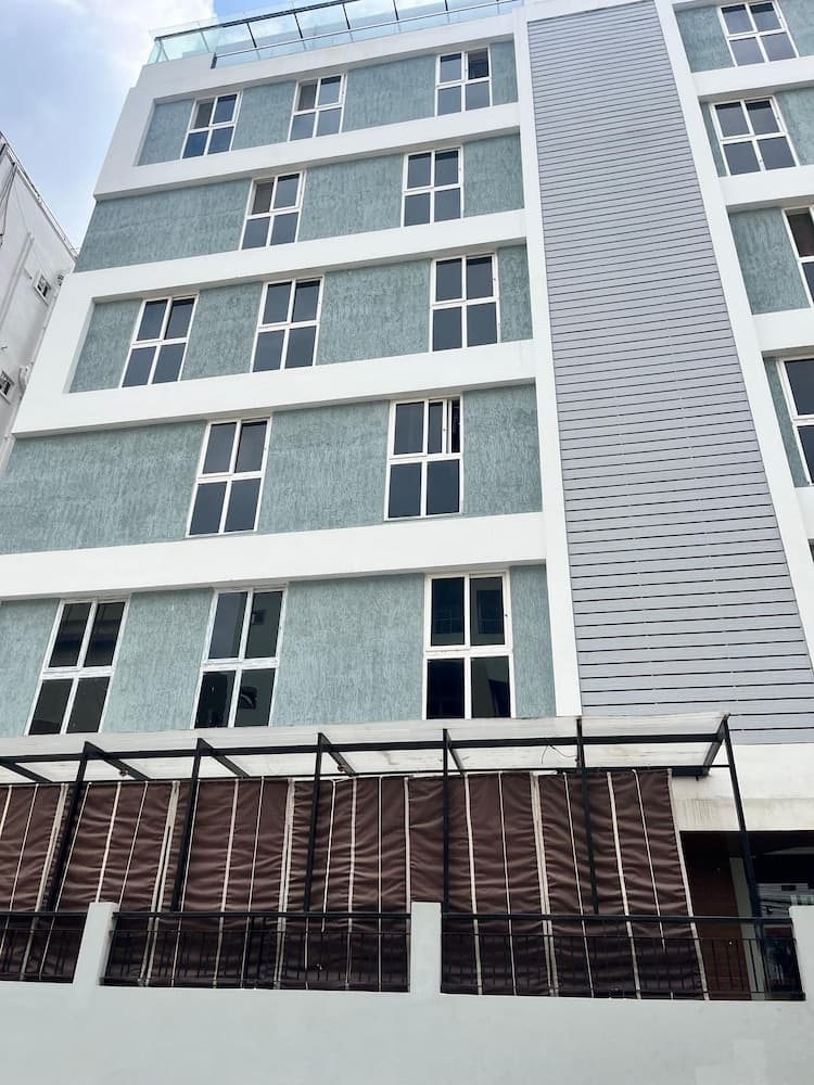 Konaklama yerinin ön cephesi