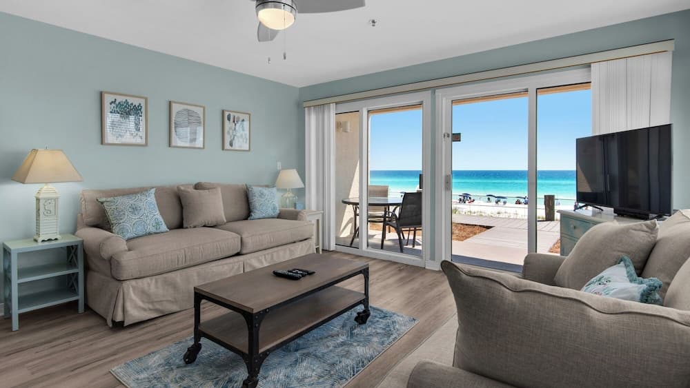 Crystal Sands 112b: Beachfront Condo With Front-row Gulf Views