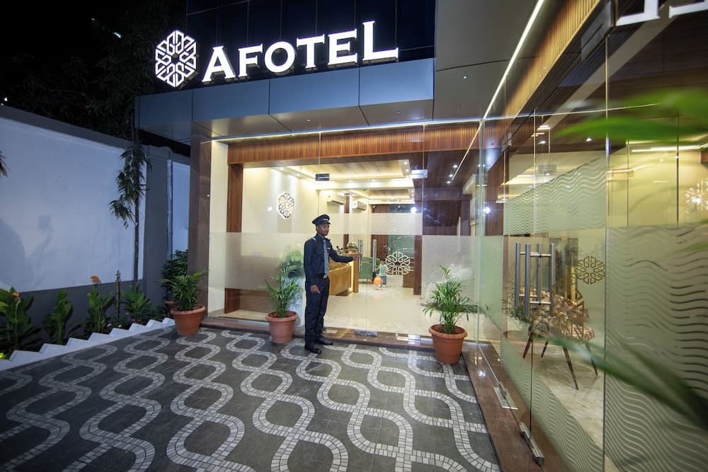 Konaklama yerinin ön cephesi