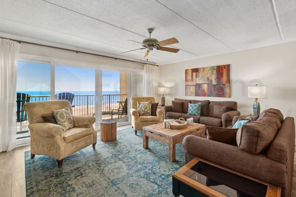 Upper Unit Condo Overlooking Both the Ocean Pier and Swimming Pool by RedAwning