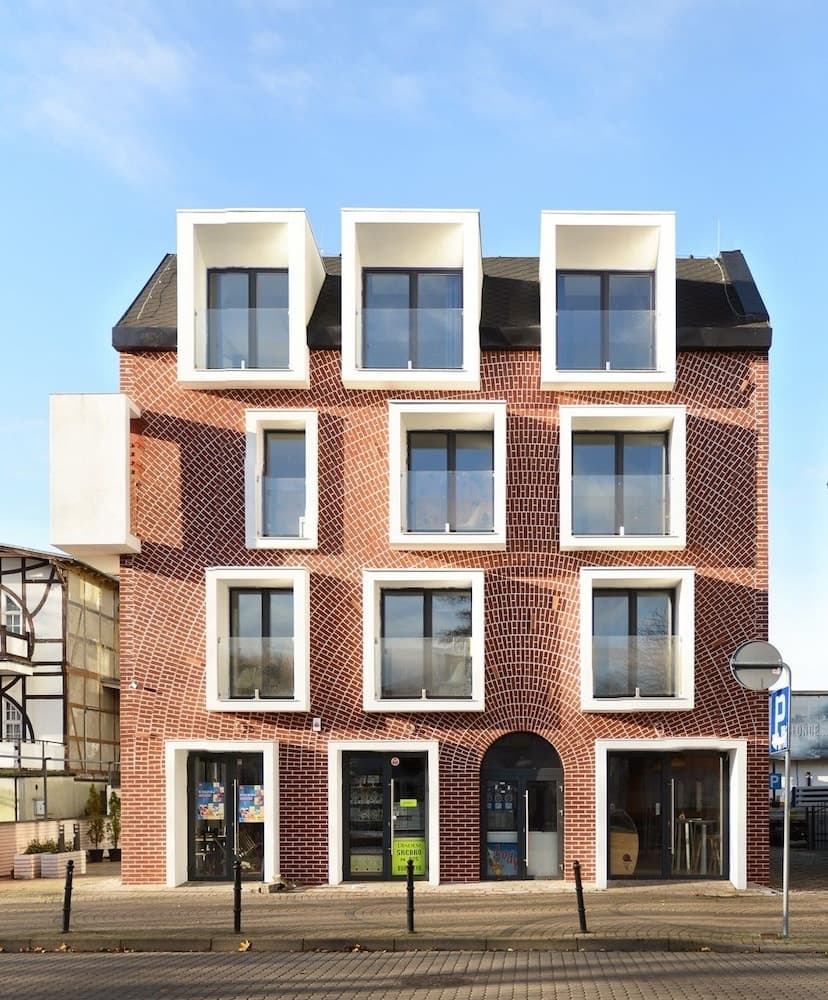 Konaklama yerinin ön cephesi