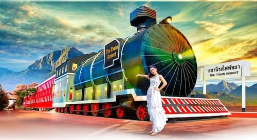 The Train Resort - Your Relaxing Resort with Large Pool & Jacuzzi
