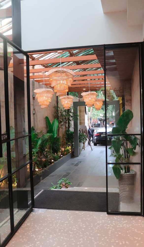 Konaklama yerinin ön cephesi