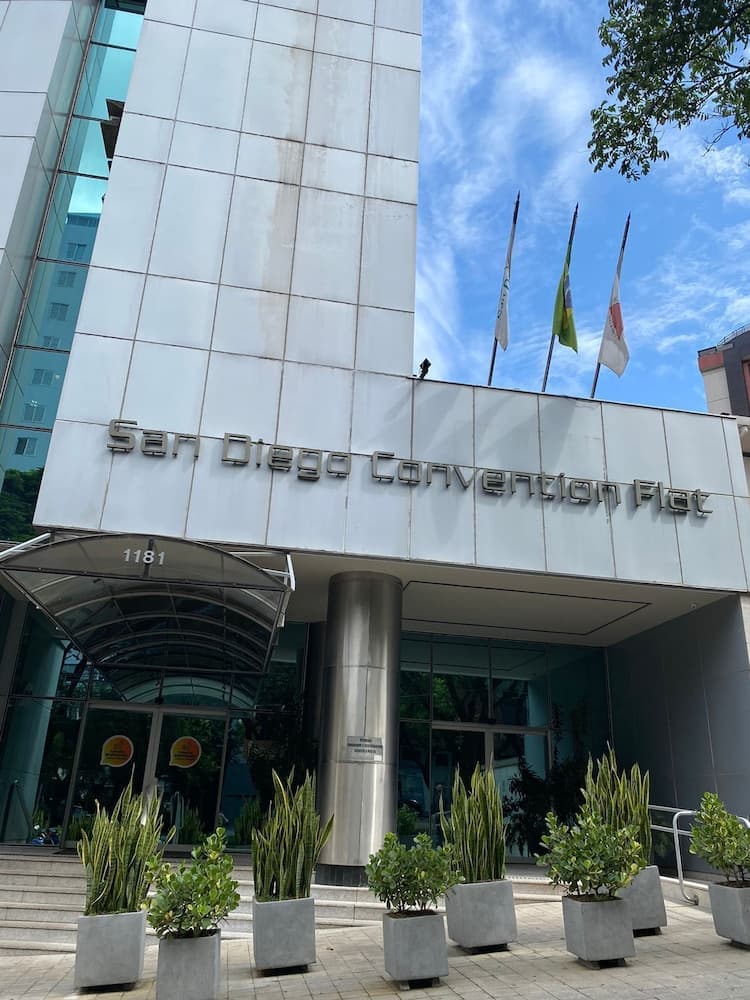 Konaklama yerinin ön cephesi