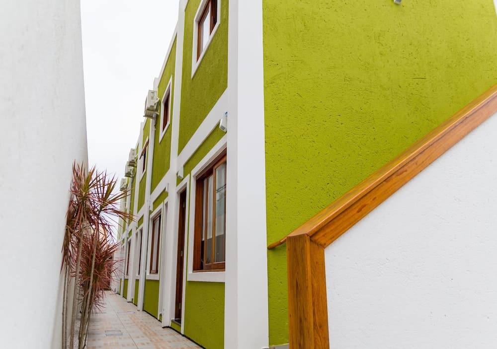 Konaklama yerinin ön cephesi