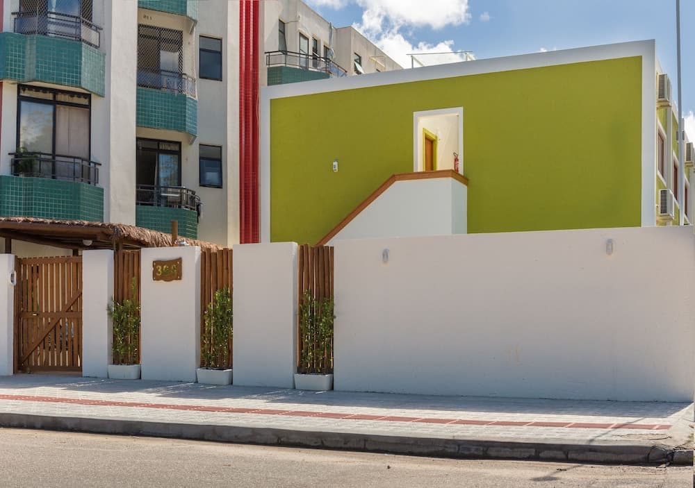 Konaklama yerinin ön cephesi