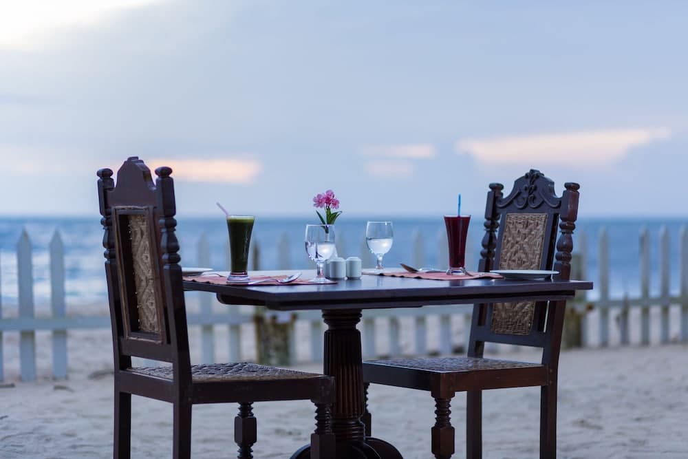 Çiftler için yemek servisi