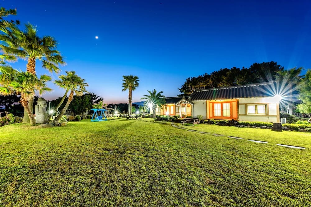 Stone Statue Village Hanok