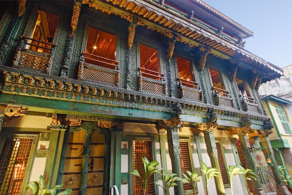 Konaklama yerinin ön cephesi