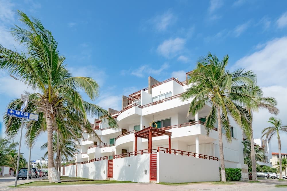 Konaklama yerinin ön cephesi