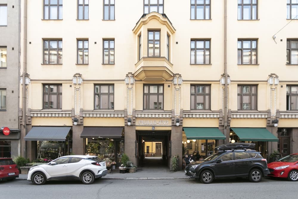 Konaklama yerinin ön cephesi