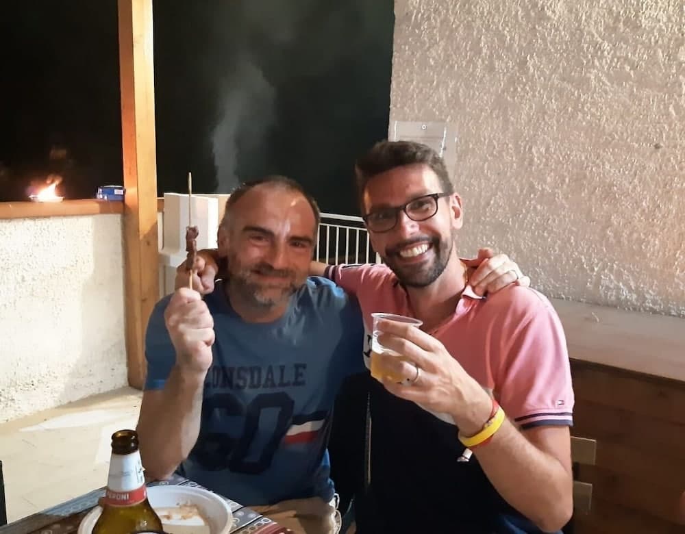 Açık havada yemek servisi