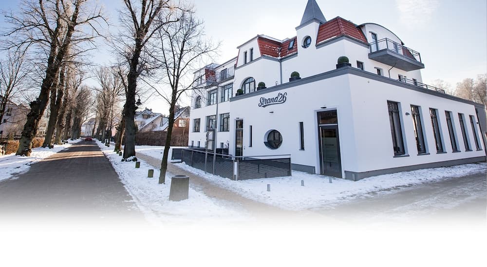 Konaklama yerinin ön cephesi