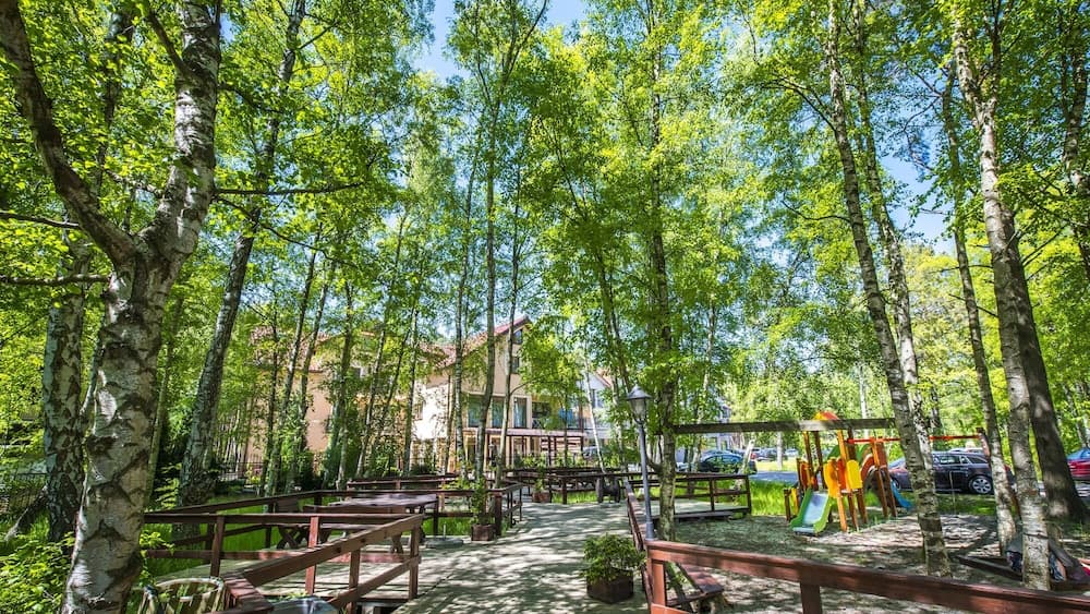 Konaklama yerinin ön cephesi