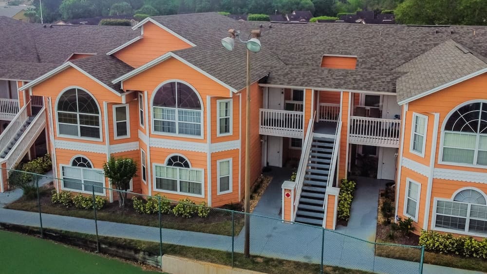 Konaklama yerinin ön cephesi