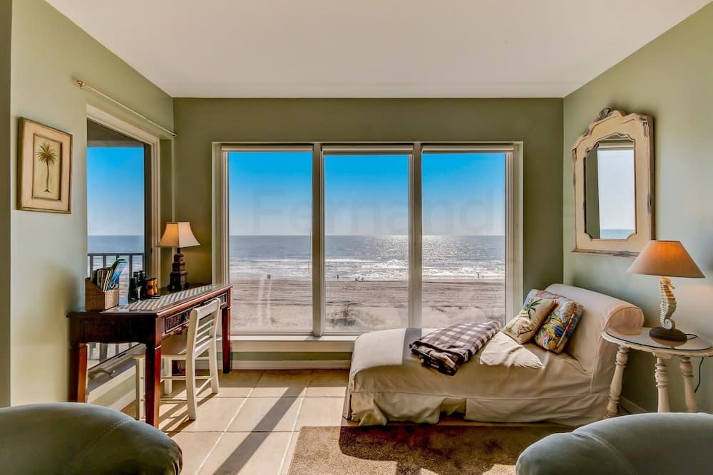 End Unit Oceanside Condo with Spectacular Ocean View from Living Area by RedAwning
