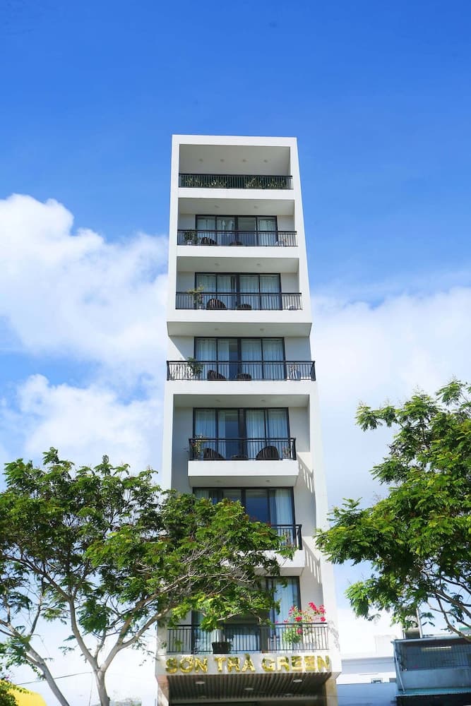 Konaklama yerinin ön cephesi