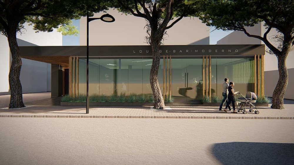 Konaklama yerinin ön cephesi