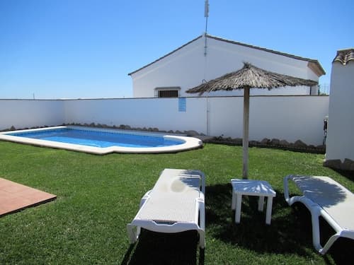 Chalet Huerta 1 con piscina y paddle
