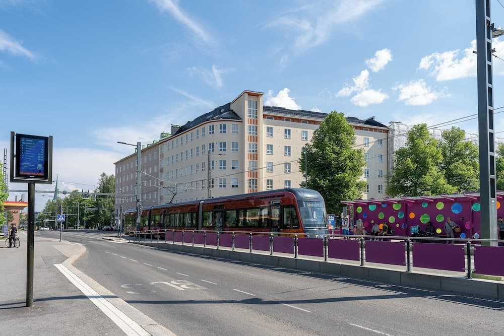 Konaklama yerinin ön cephesi