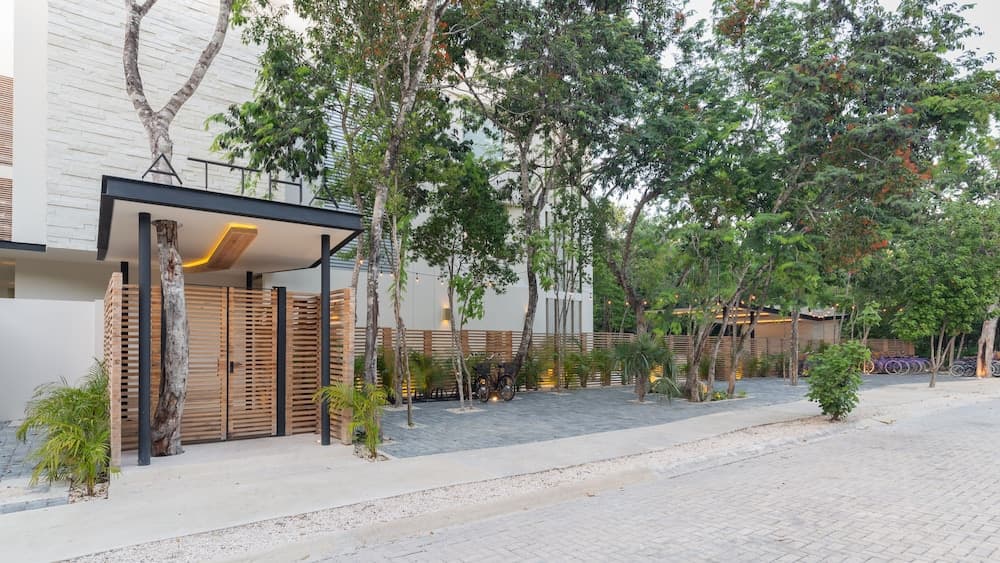 Konaklama yerinin ön cephesi