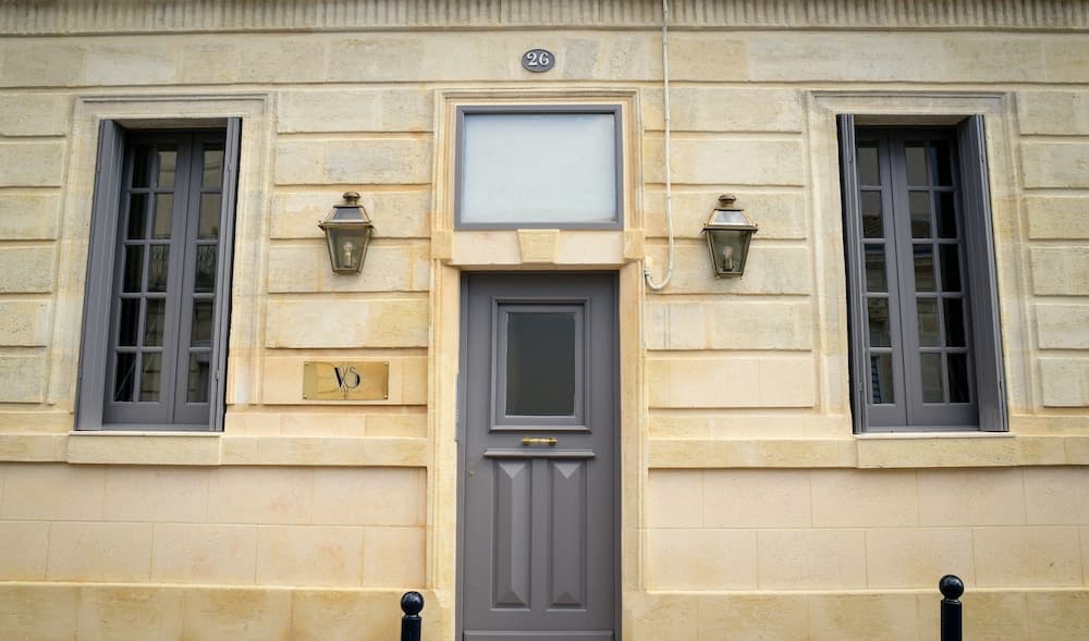 Konaklama yerinin ön cephesi